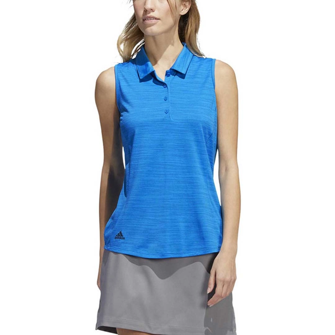 adidas - Women's Space-Dyed Sleeveless Polo (HA6066)