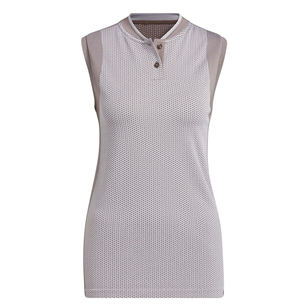 adidas - Women's Ultimate365 Tour Sleeveless Primeknit Polo (HT6340)