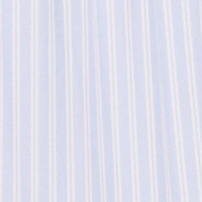 Almost Famous Pinstripe Smocked Crop Top