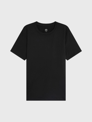 ALO BLK CONQUER REFORM CREWNECK SS