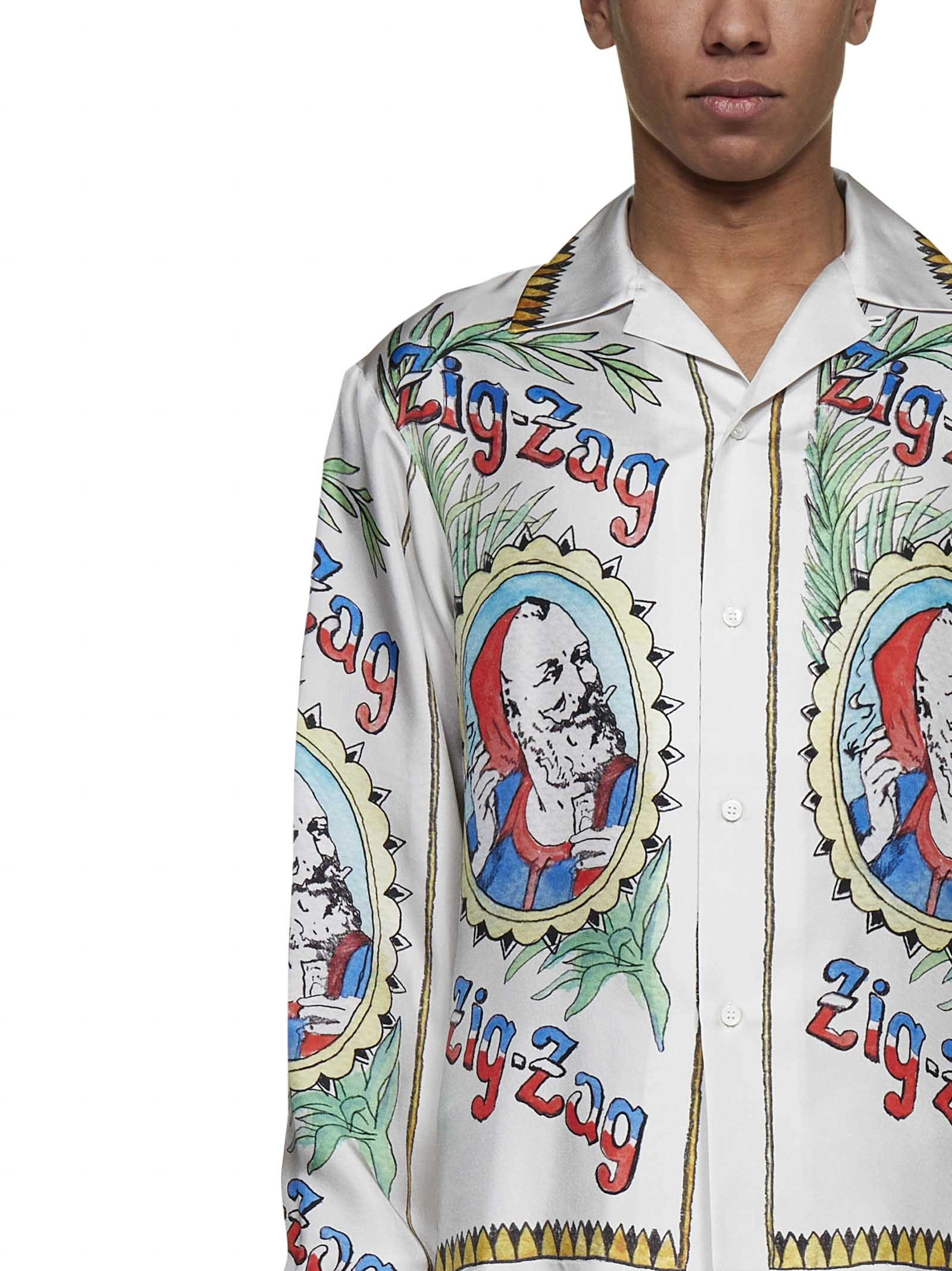 Amiri Printed Long-Sleeved Shirt