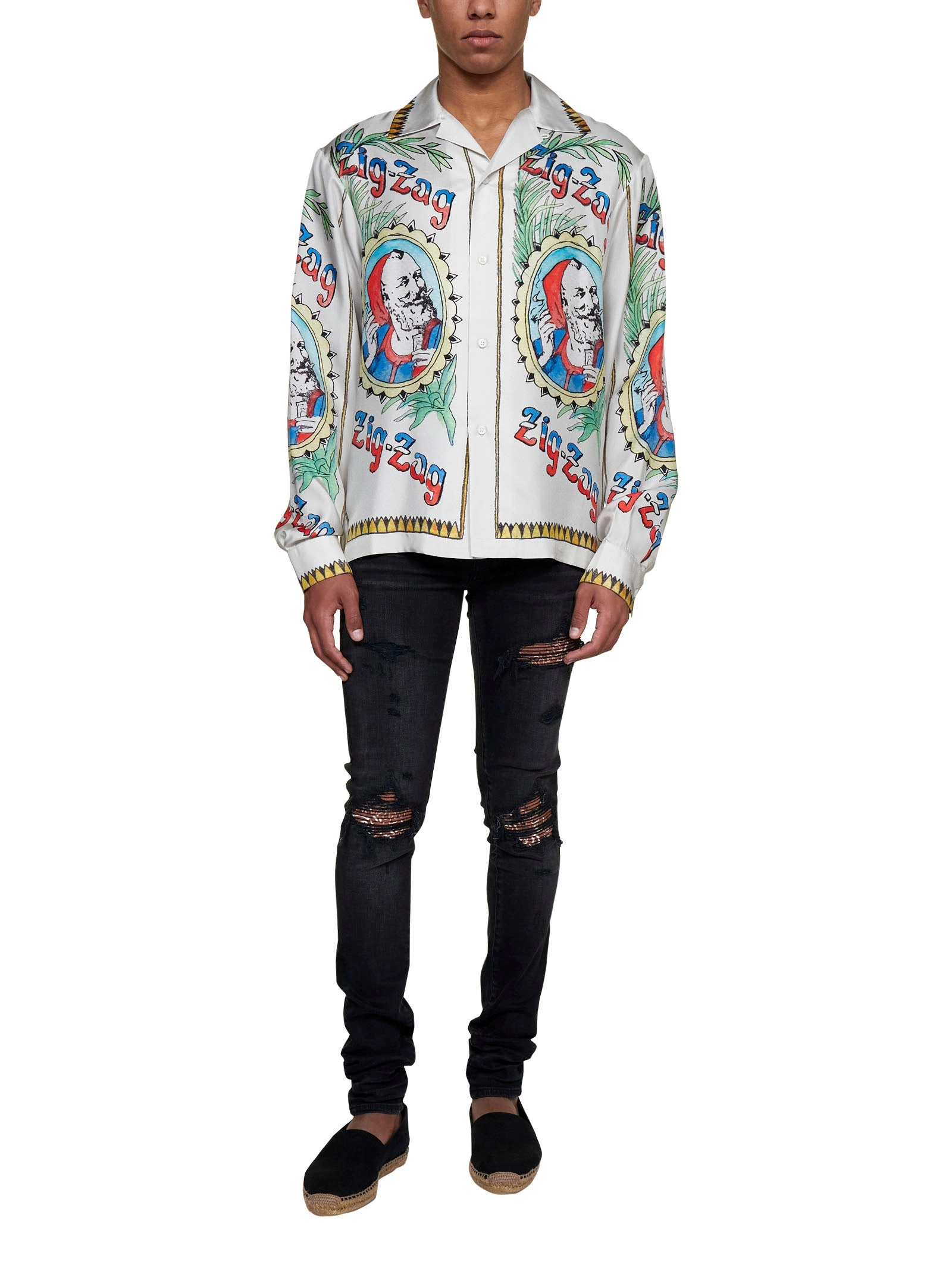 Amiri Printed Long-Sleeved Shirt