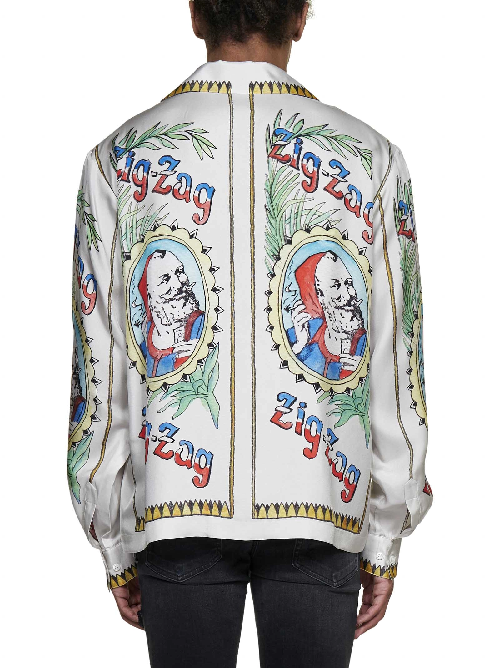 Amiri Printed Long-Sleeved Shirt