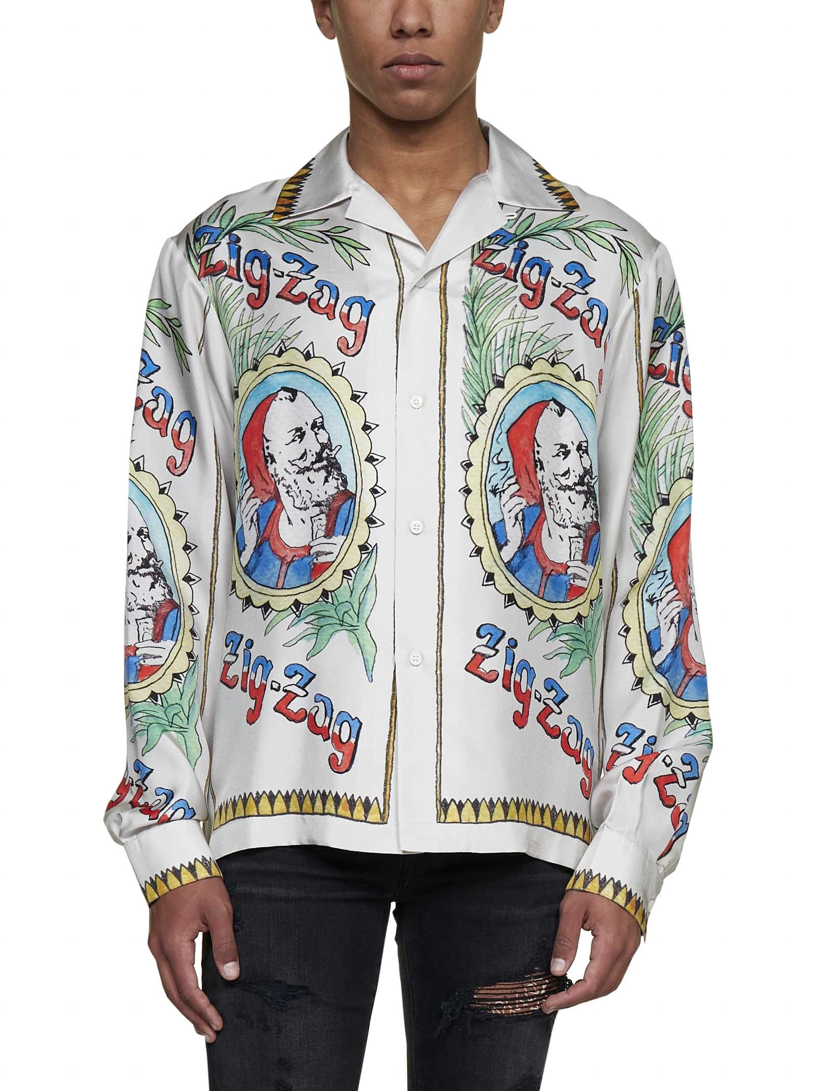 Amiri Printed Long-Sleeved Shirt