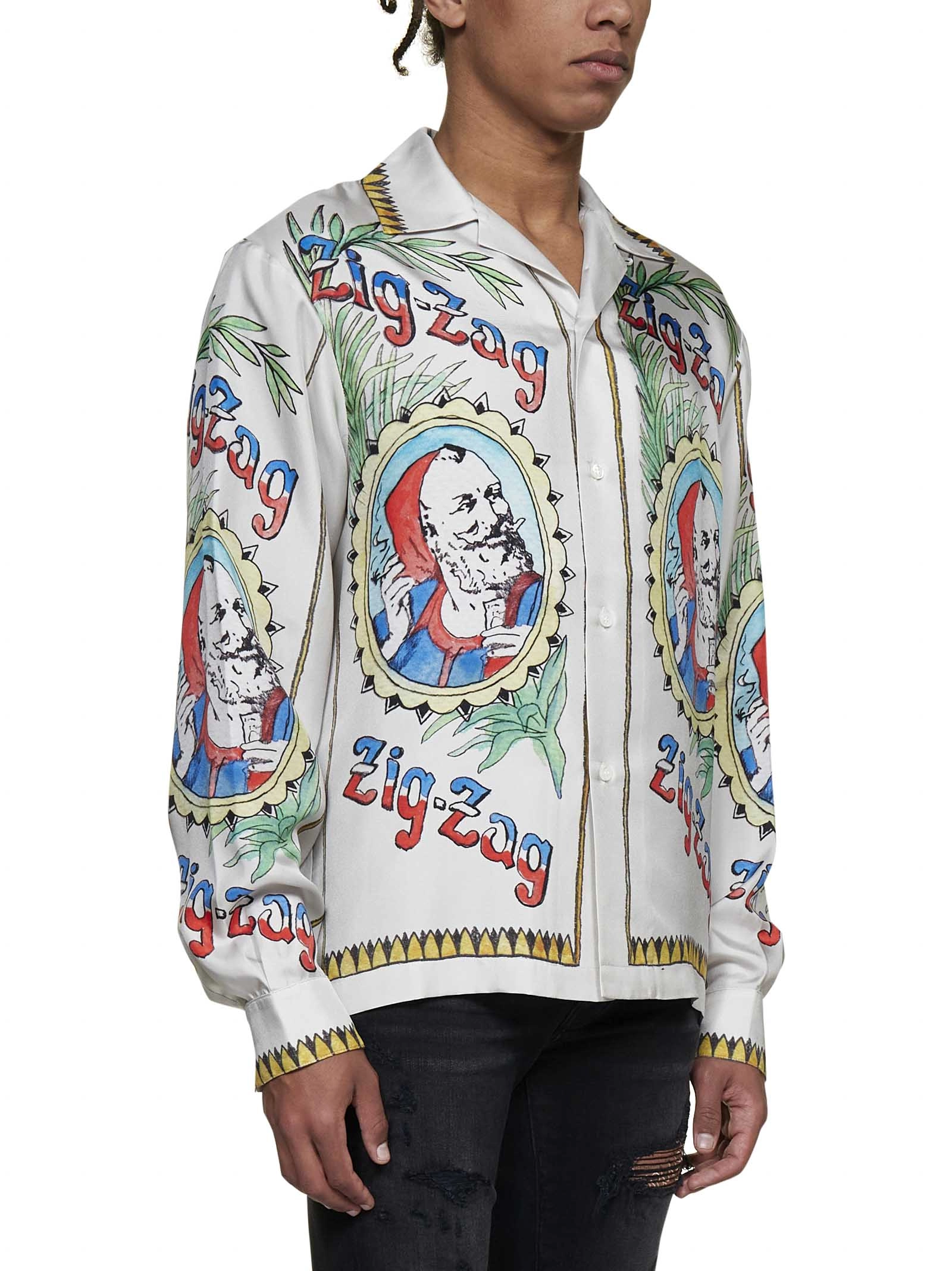 Amiri Printed Long-Sleeved Shirt