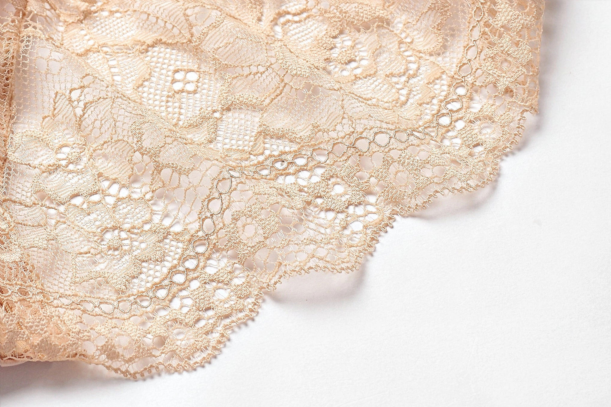 Apricot Mesh Lace Breathable Panty