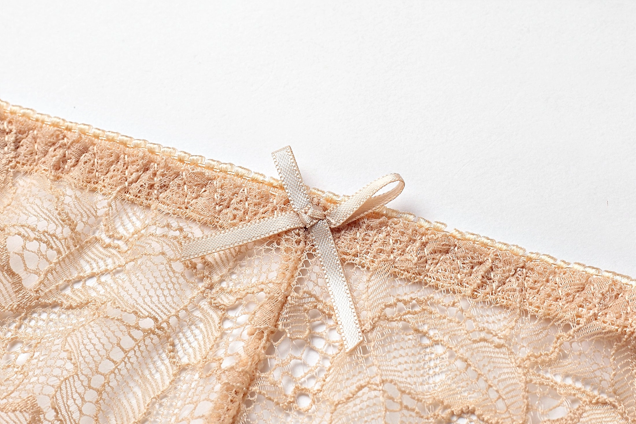 Apricot Mesh Lace Breathable Panty