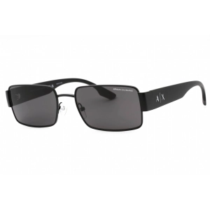 Armani Exchange Men's Sunglasses - Black Metal Aviator Frame | 0AX2052S 600087