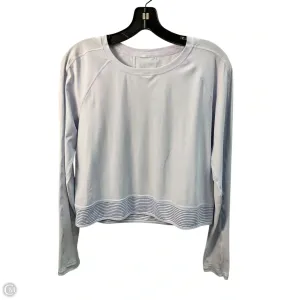 Athletic Top Long Sleeve Crewneck By Lululemon In Blue, Size: S