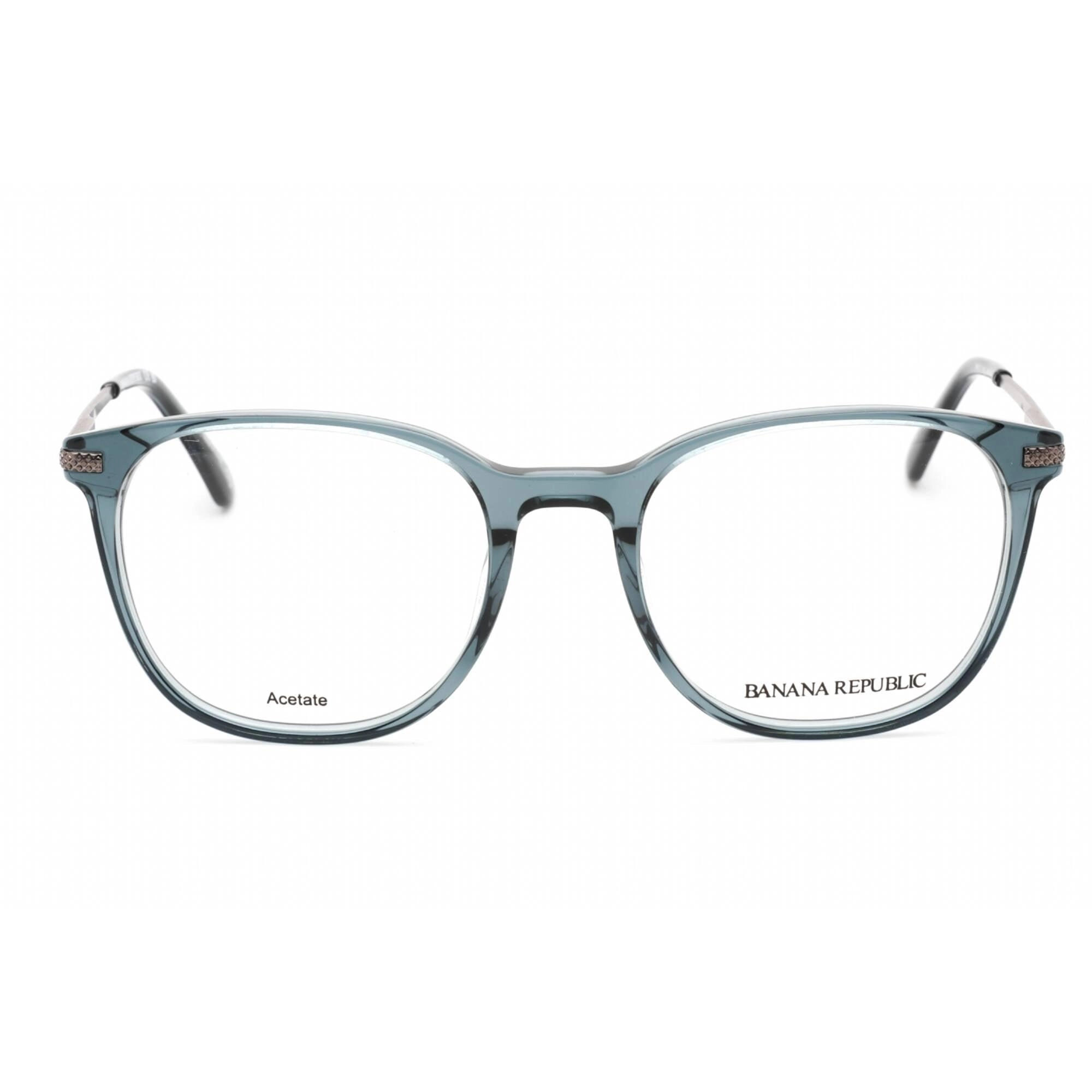 Banana Republic Men's Eyeglasses - Grey Blue Round Full Rim Frame | BR 110 009V 00