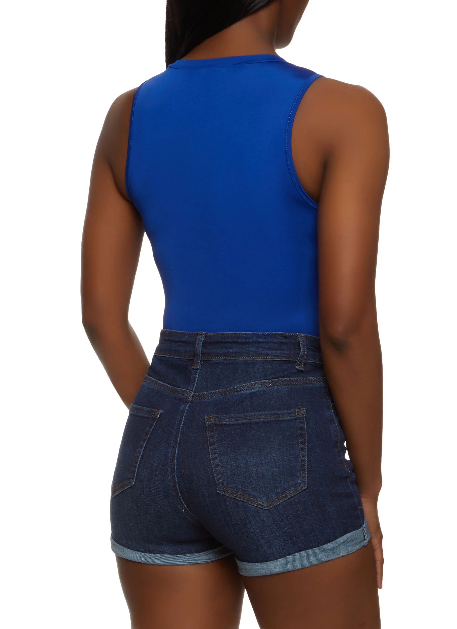 Basic Crew Neck Tank Bodysuit