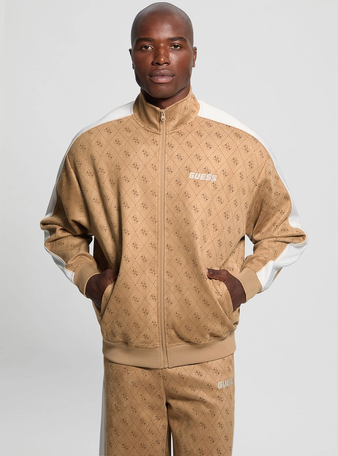 Beige 4G Mojo Zip Jacket