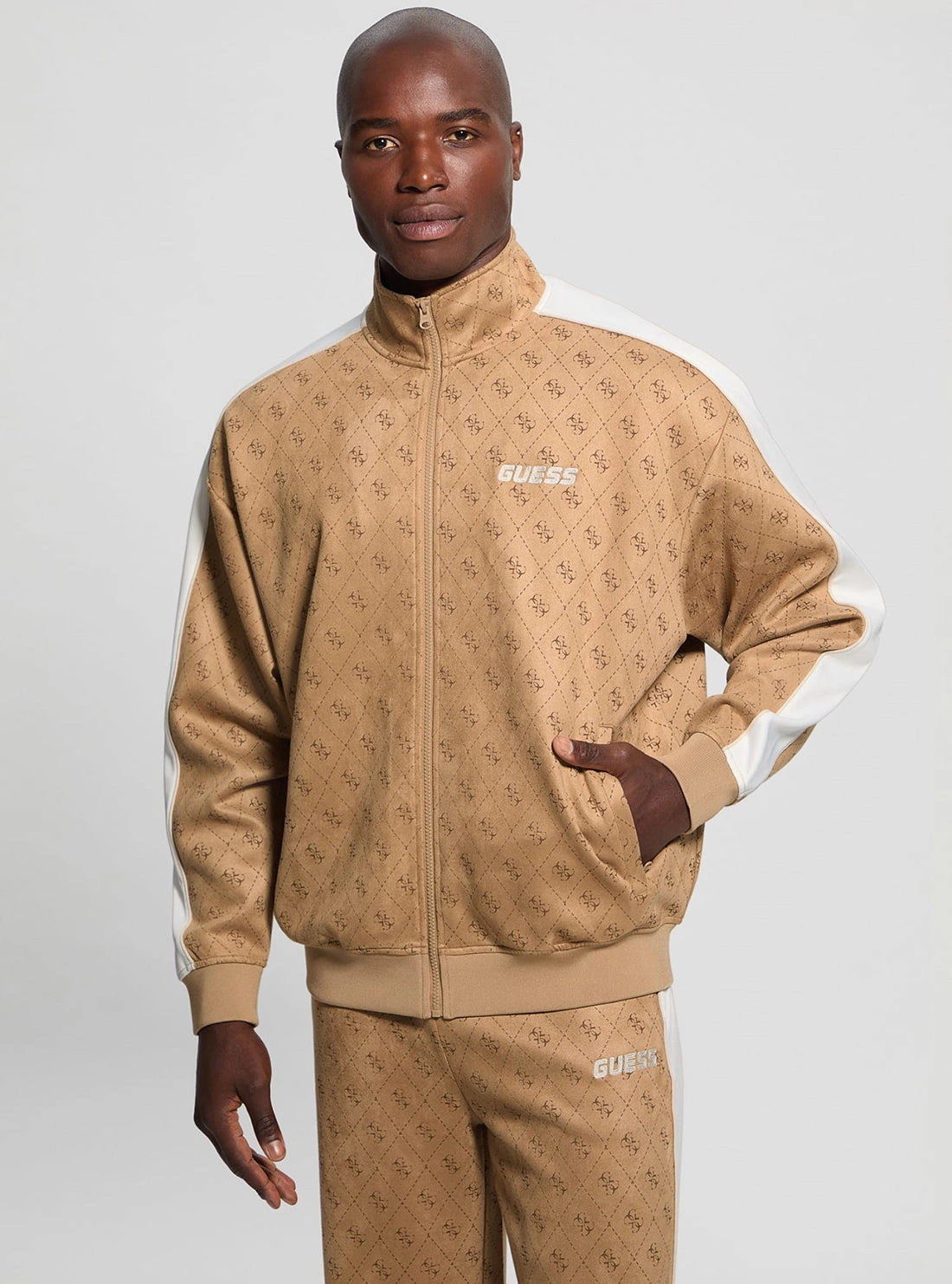 Beige 4G Mojo Zip Jacket