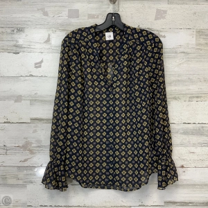 Blouse Long Sleeve By Cabi In Blue, Size: M