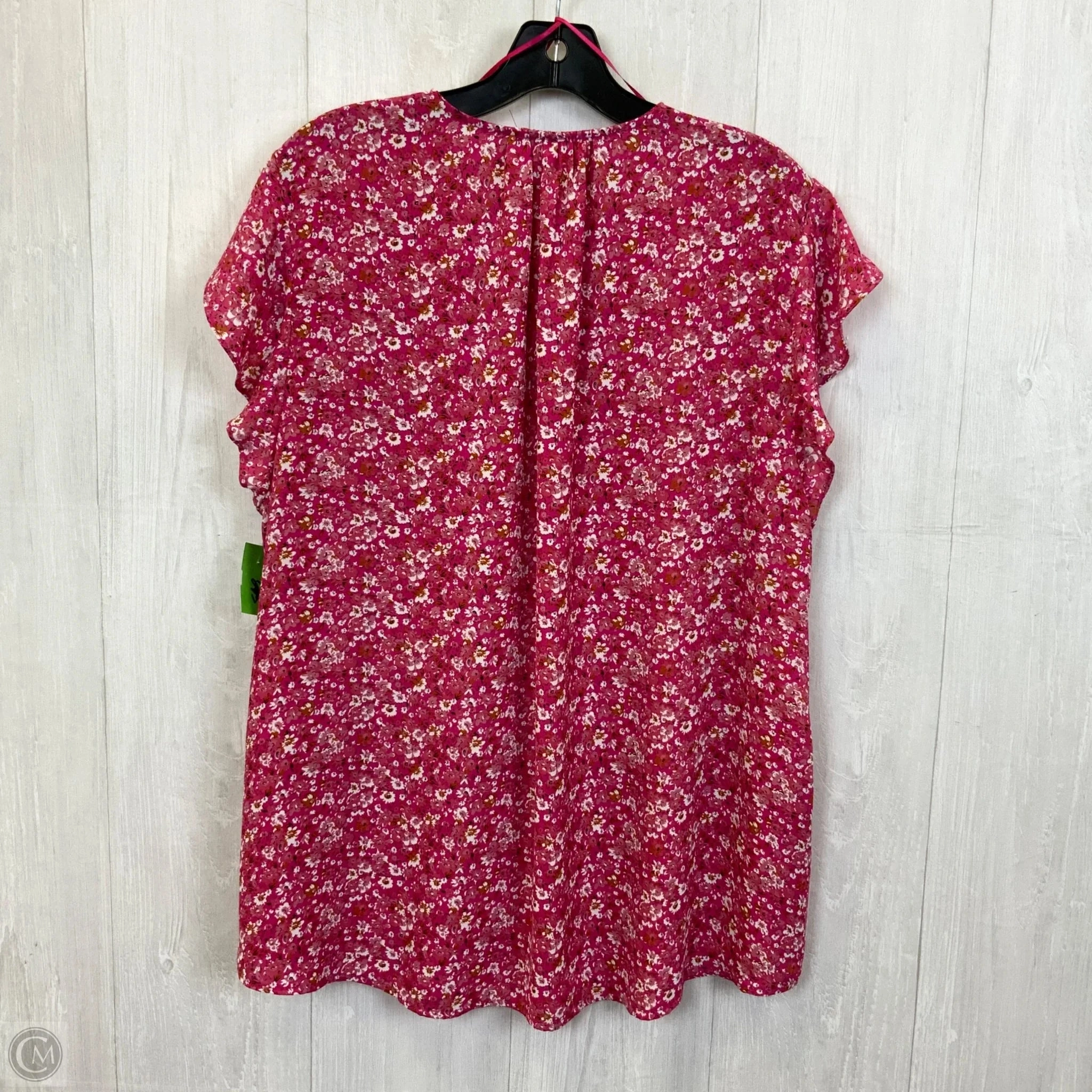 Blouse Sleeveless By Cynthia Rowley In Floral Print, Size: 1x