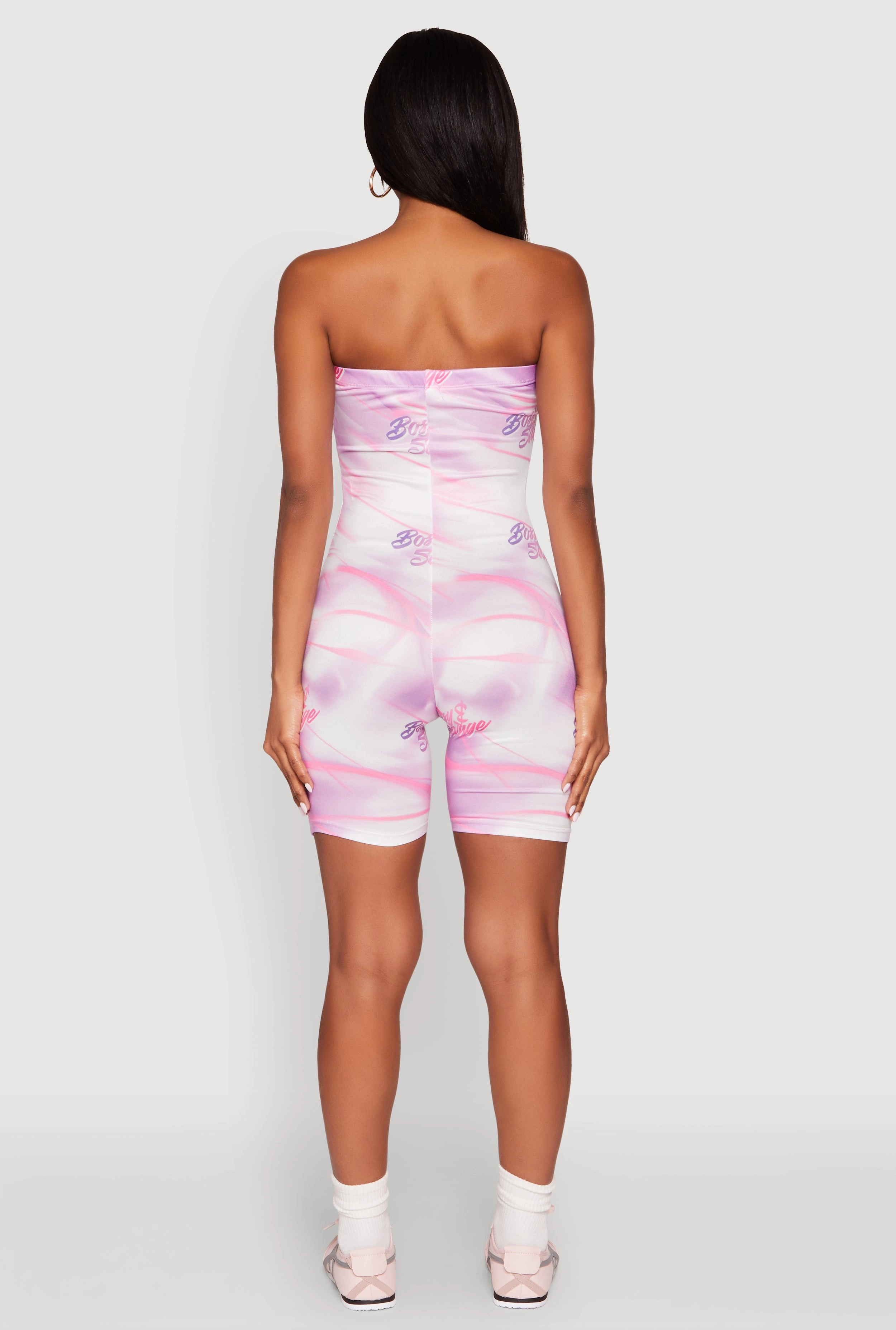 Bossy and Savage Graphic Tube Romper
