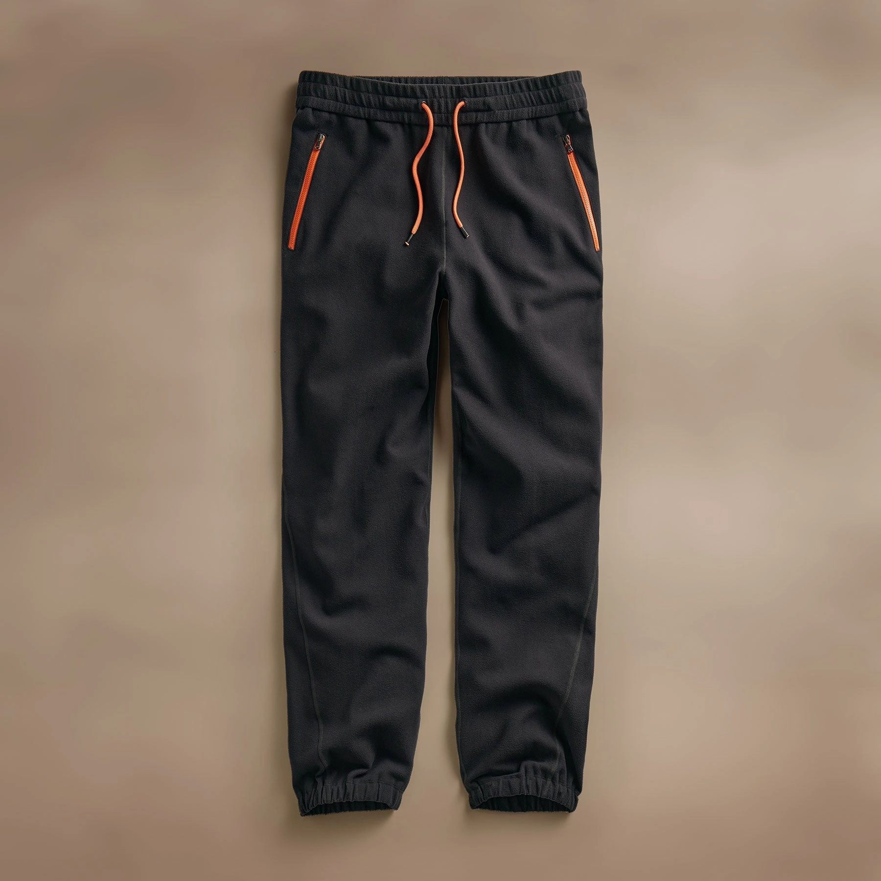 Brush Scuba Zip Pocket Performance Pant - Black/Orange