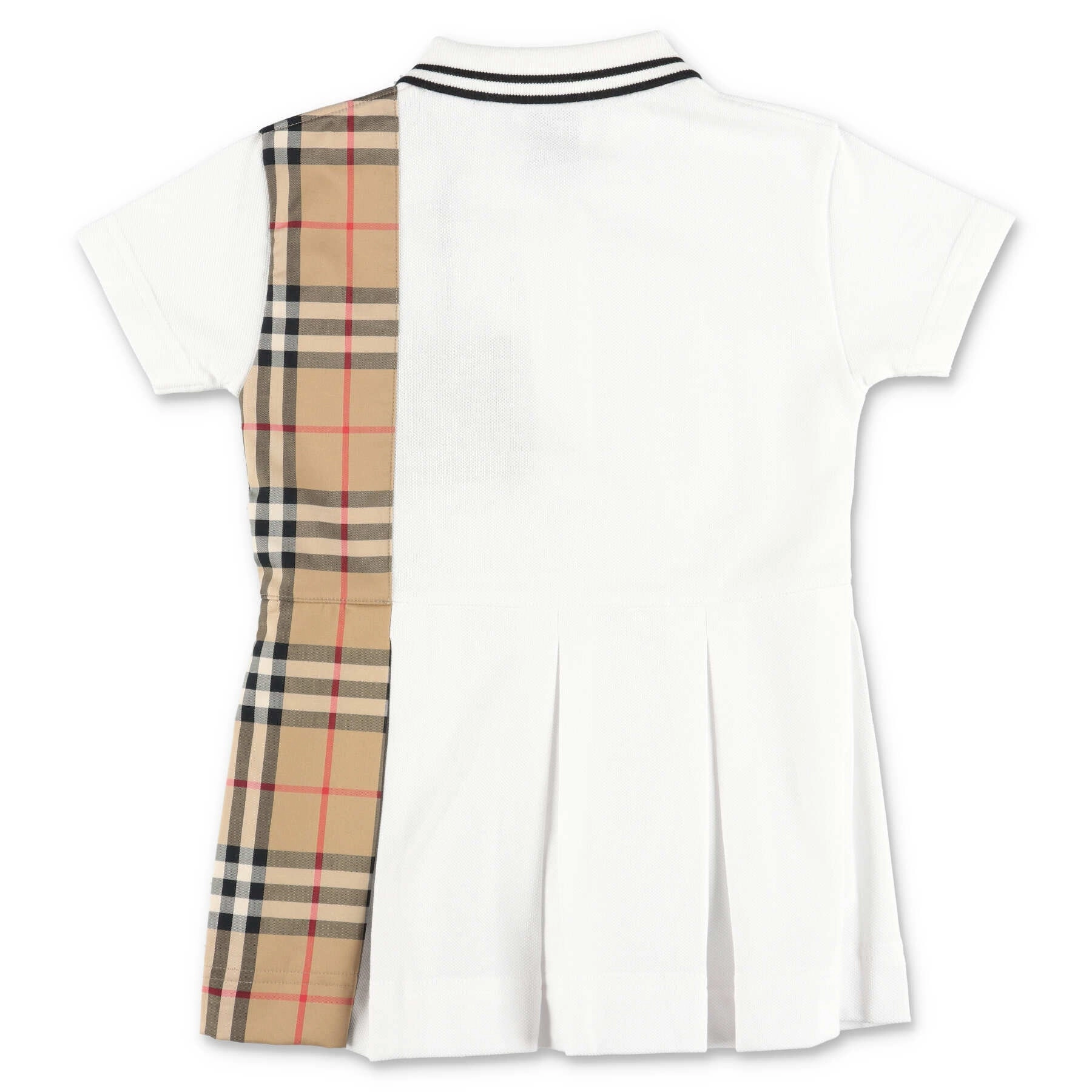 Burberry Kids Vintage Check Zipped Polo Shirt Dress
