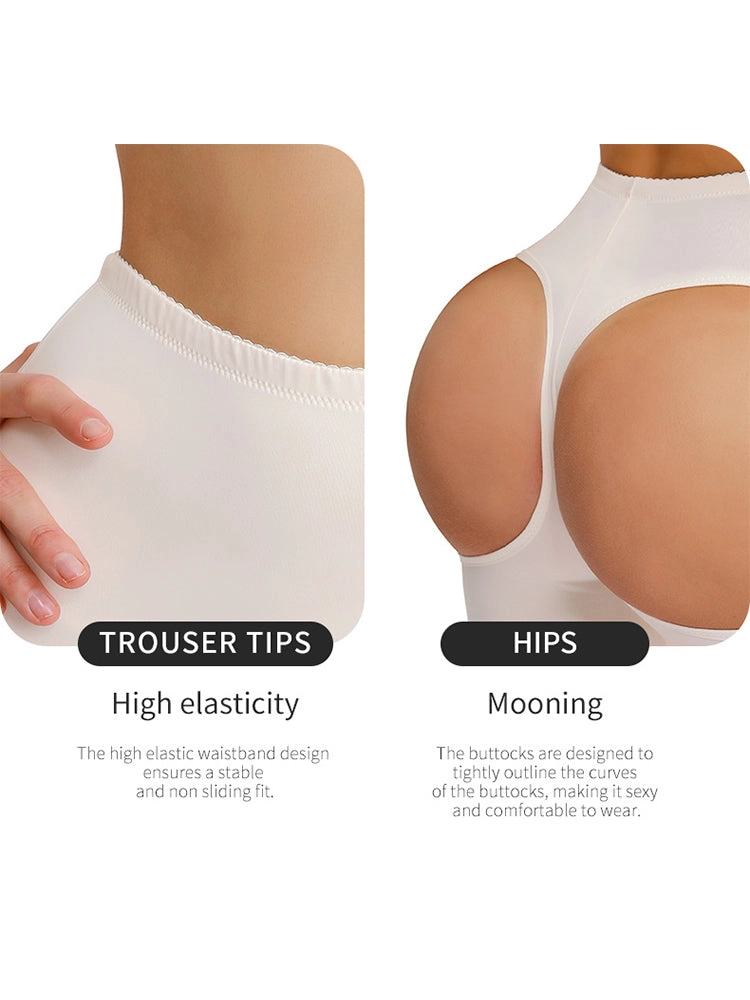 Buttocks Hollow Tummy Control Butt Lifting Boyshorts