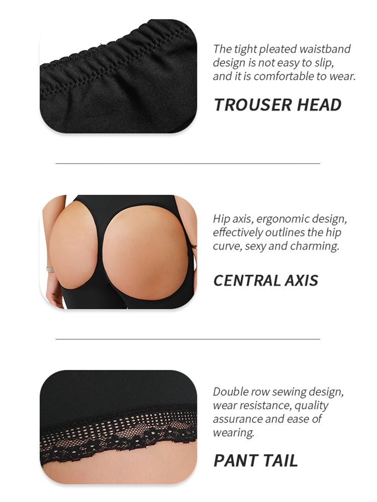 Buttocks Hollow Tummy Control Butt Lifting Boyshorts