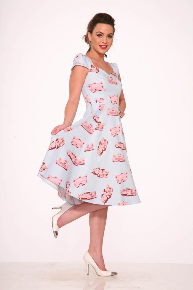 Car Hop Swing Dress