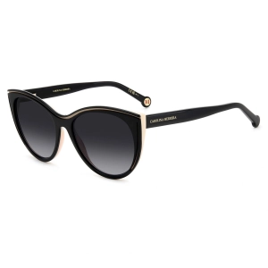 Carolina Herrera Women's Sunglasses - Black Nude Cat Eye Frame | HER 0142/S 0KDX/9O