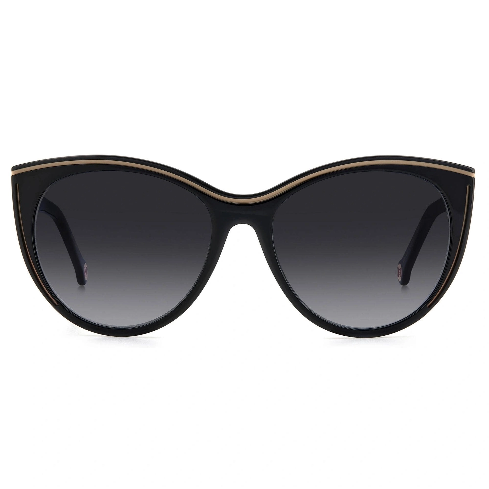 Carolina Herrera Women's Sunglasses - Black Nude Cat Eye Frame | HER 0142/S 0KDX/9O