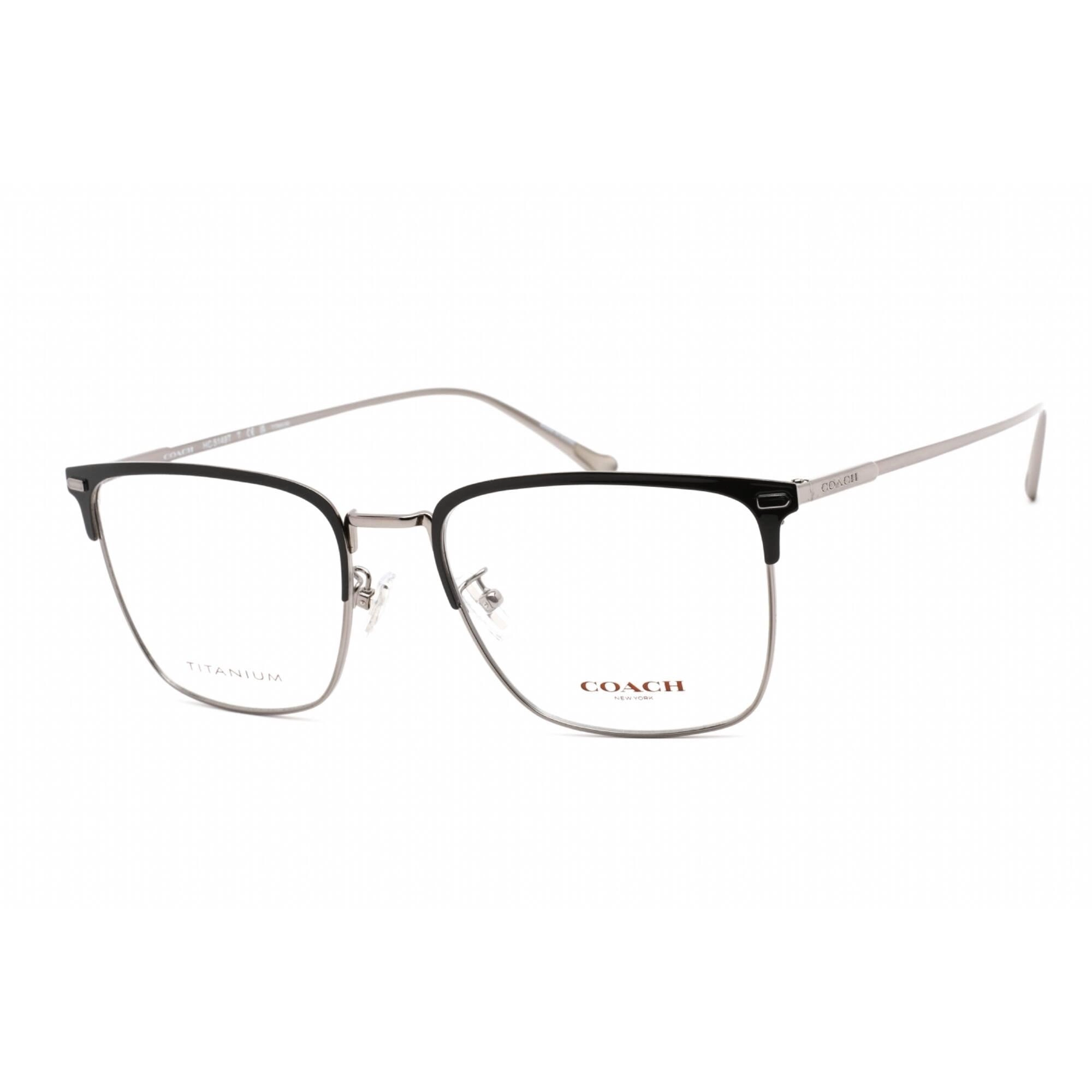 Coach Men's Eyeglasses - Black/Light Gold Metal Rectangular Frame | 0HC5149T 9004