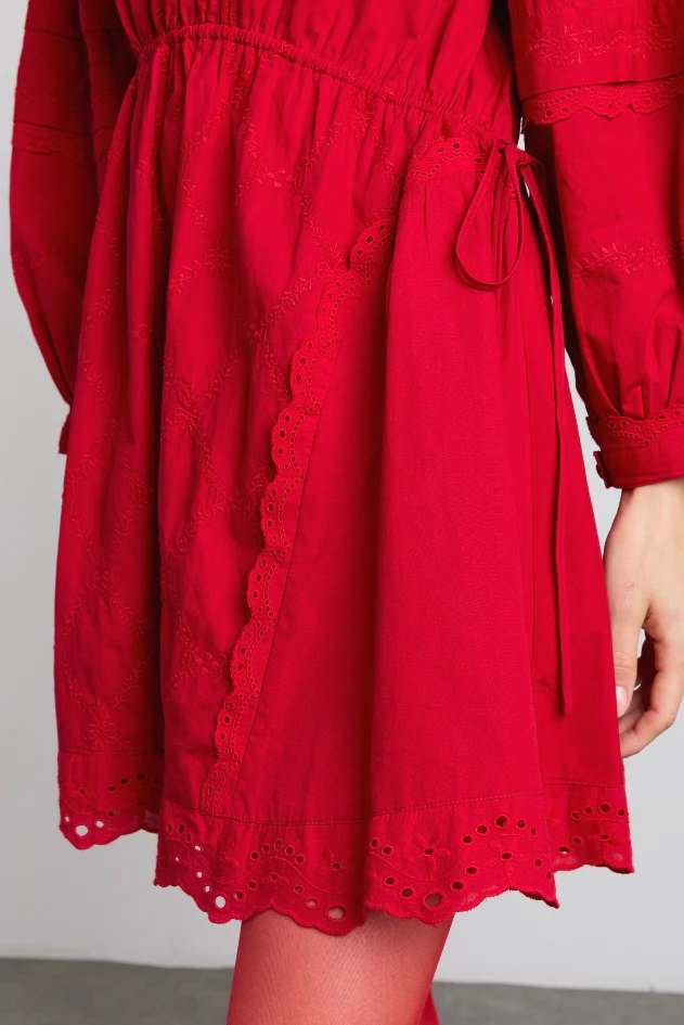 Damson Madder Clancy Red Mini Dress