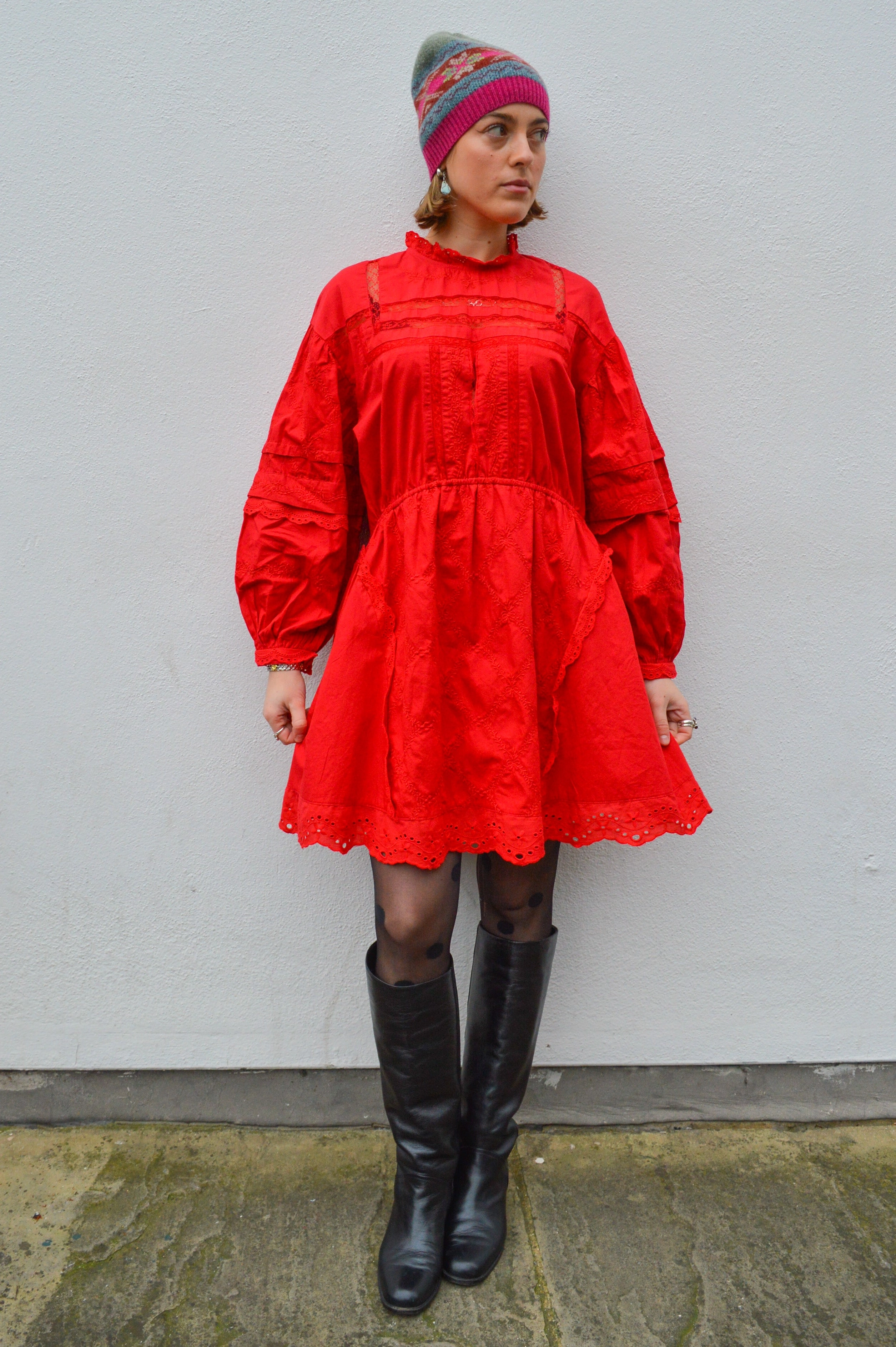 Damson Madder Clancy Red Mini Dress