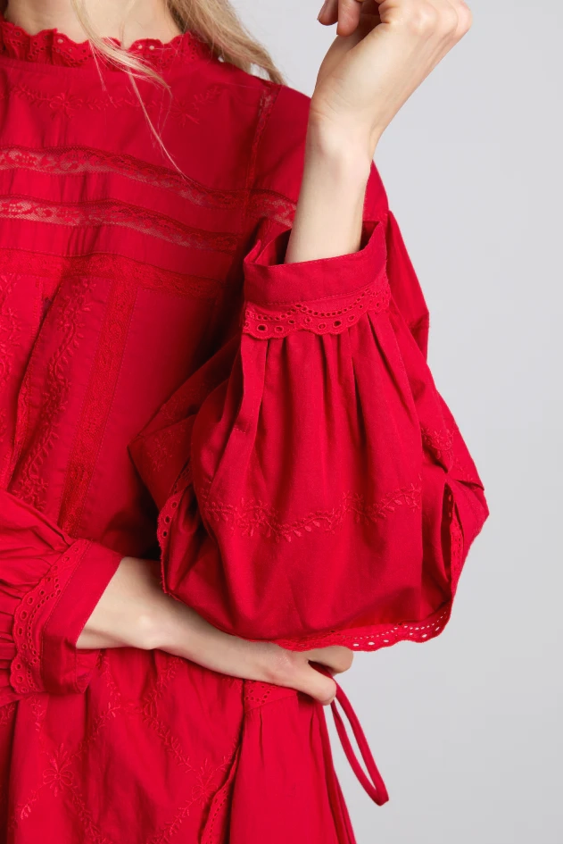 Damson Madder Clancy Red Mini Dress
