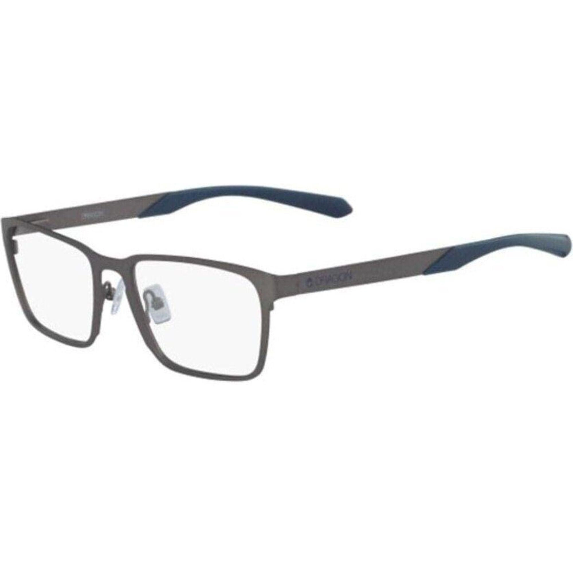 Dragon Men's Eyeglasses - Satin Gunmetal Rectangular Frame | DRAGON DR174 KRIS 70