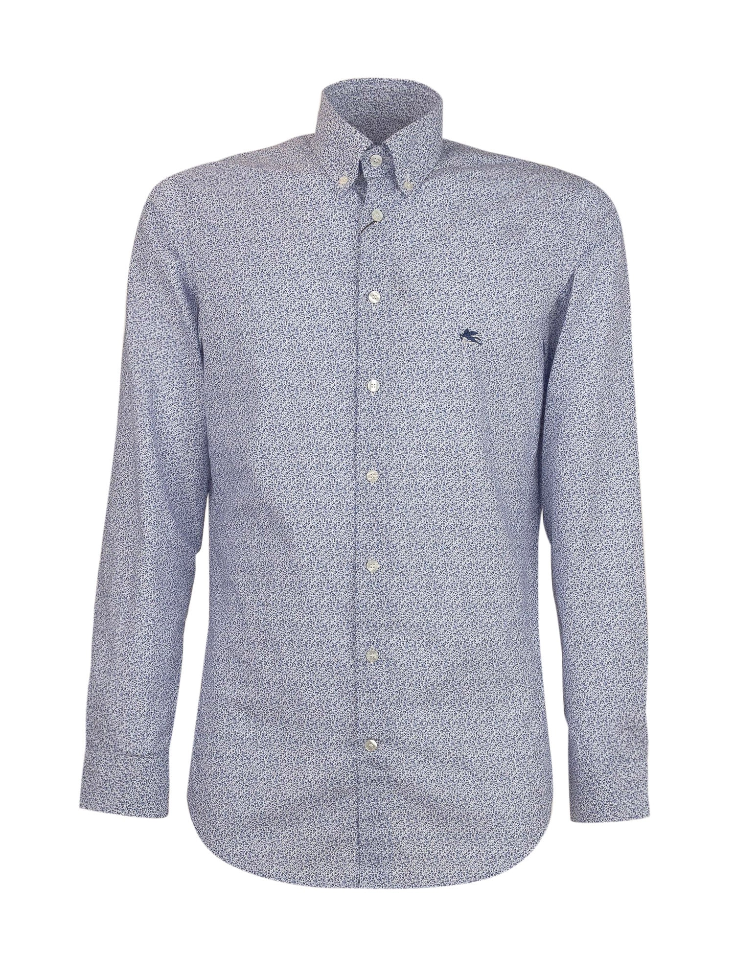 Etro Logo Embroidered Long-Sleeved Shirt