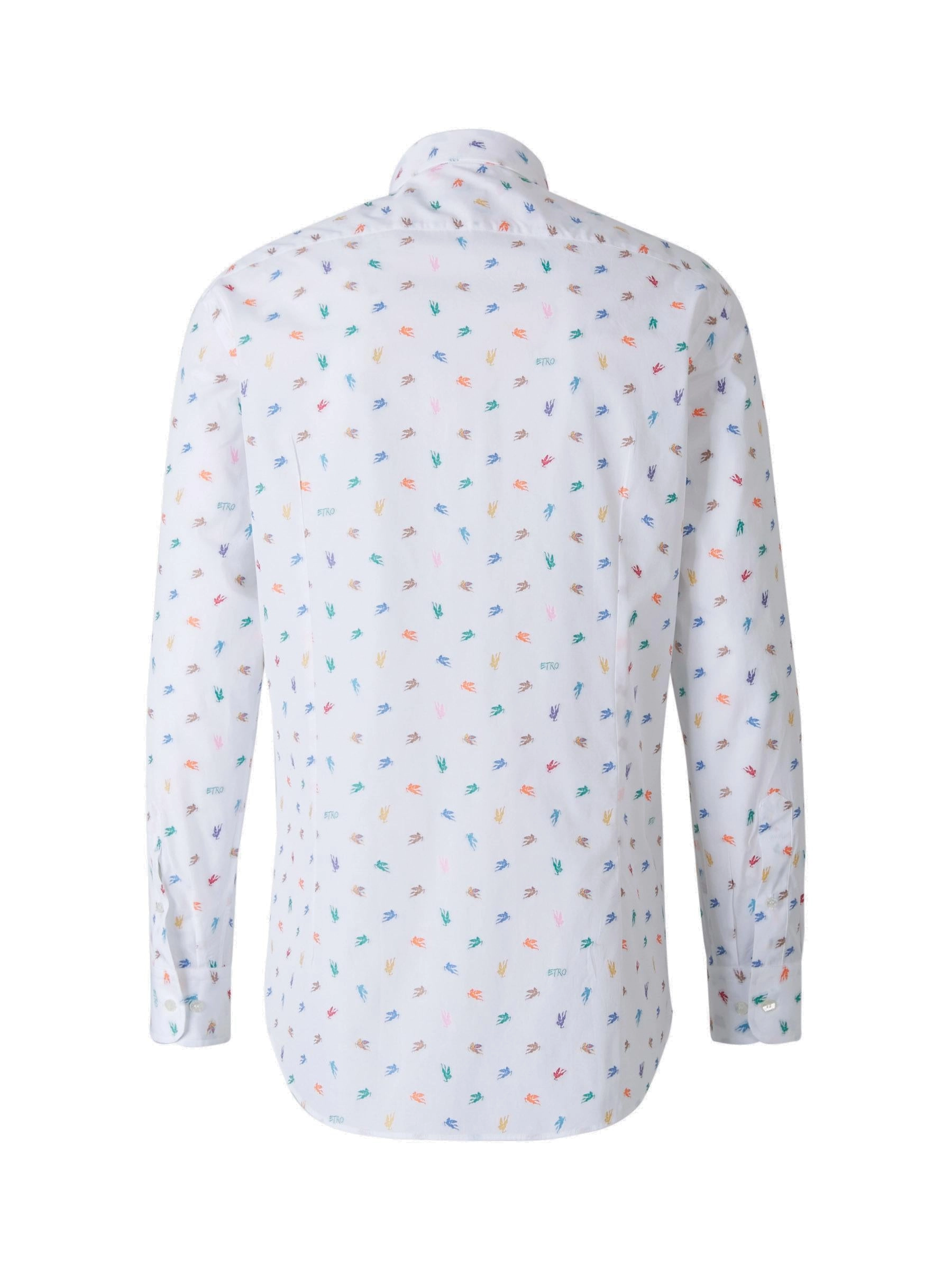 Etro Pegaso Print Long-Sleeved Shirt