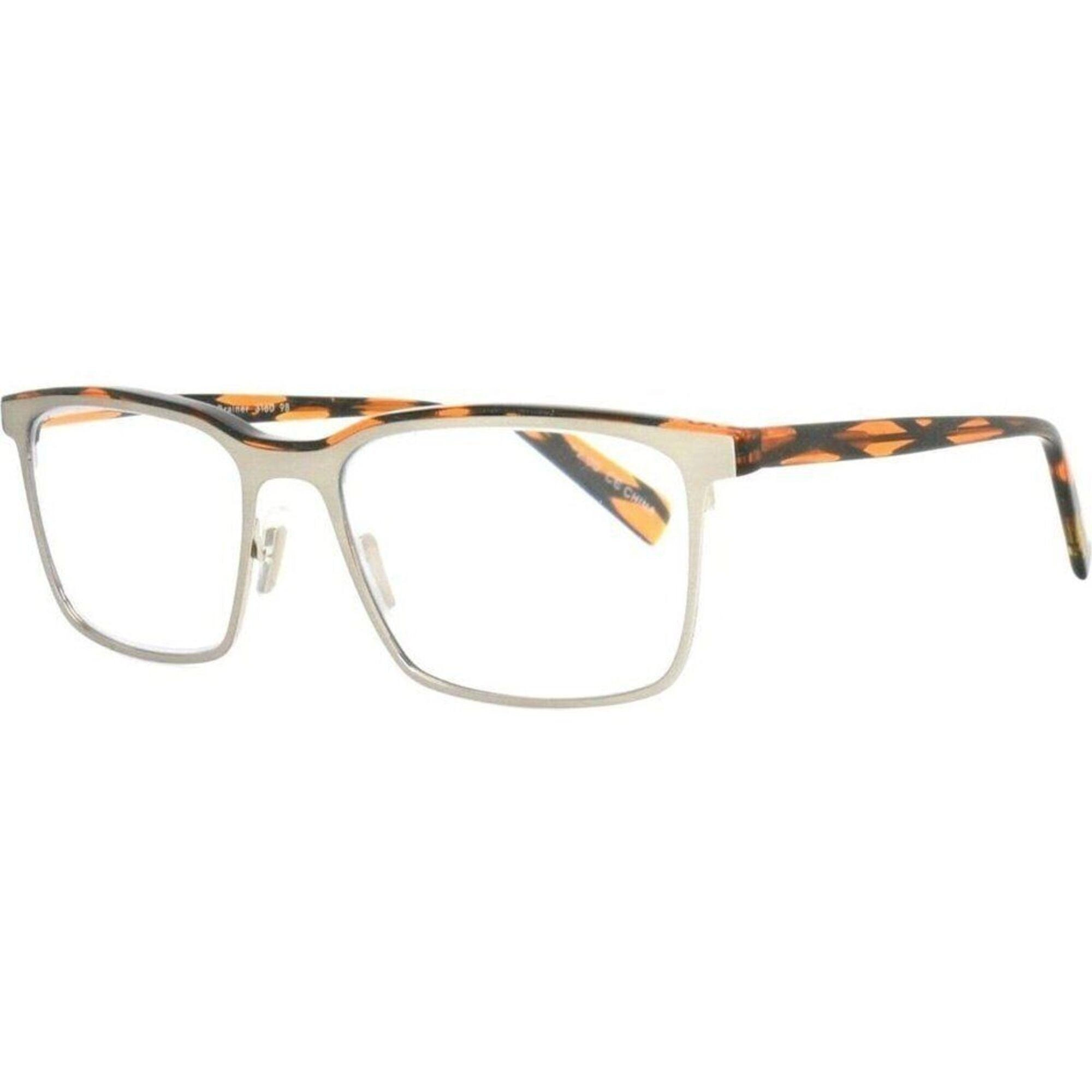 Eyebobs Men's Reading Glasses - Silver Orange Black Frame,  3.50 | EYEBOBS 3160 098
