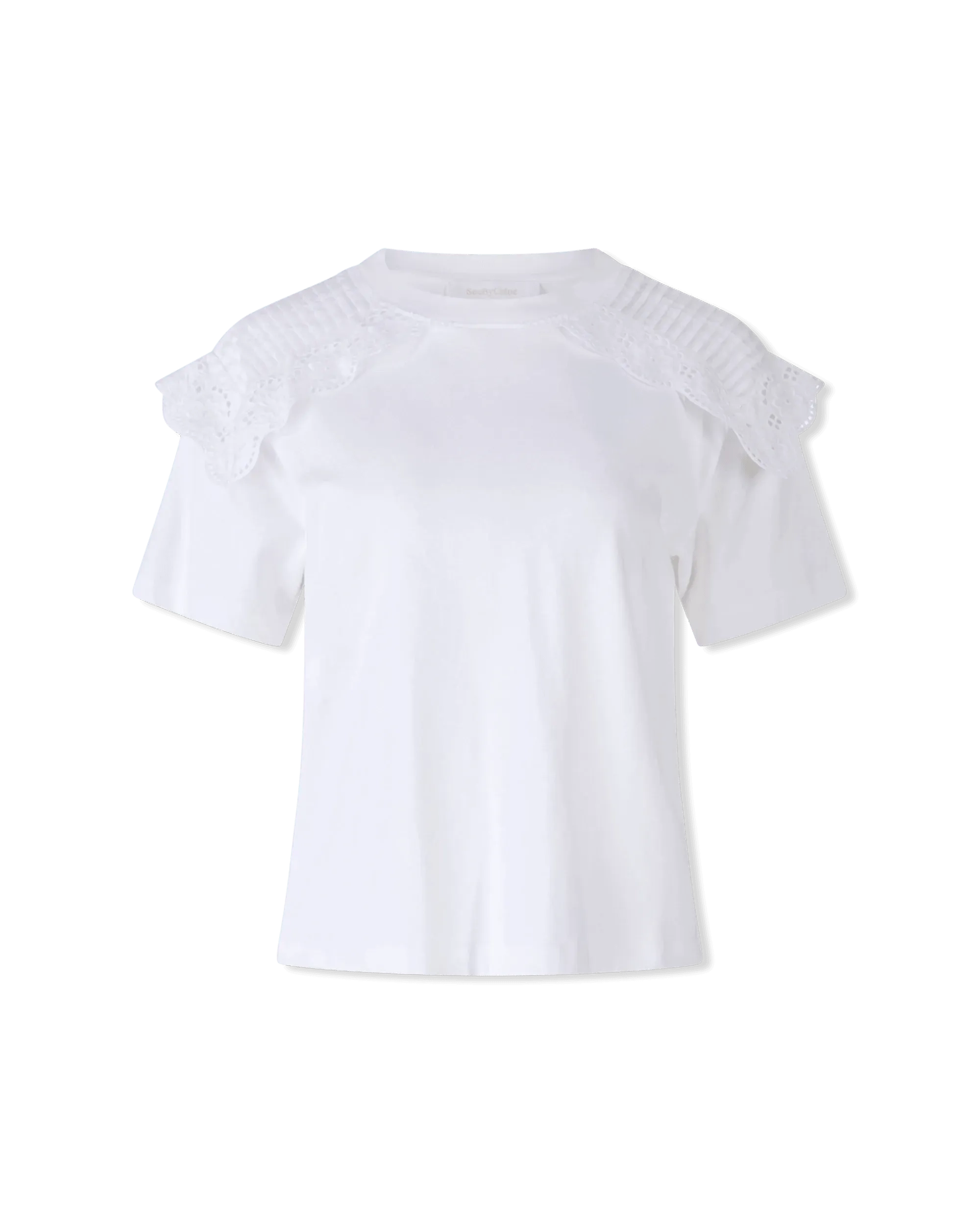 Eyelet Embroidered T-Shirt