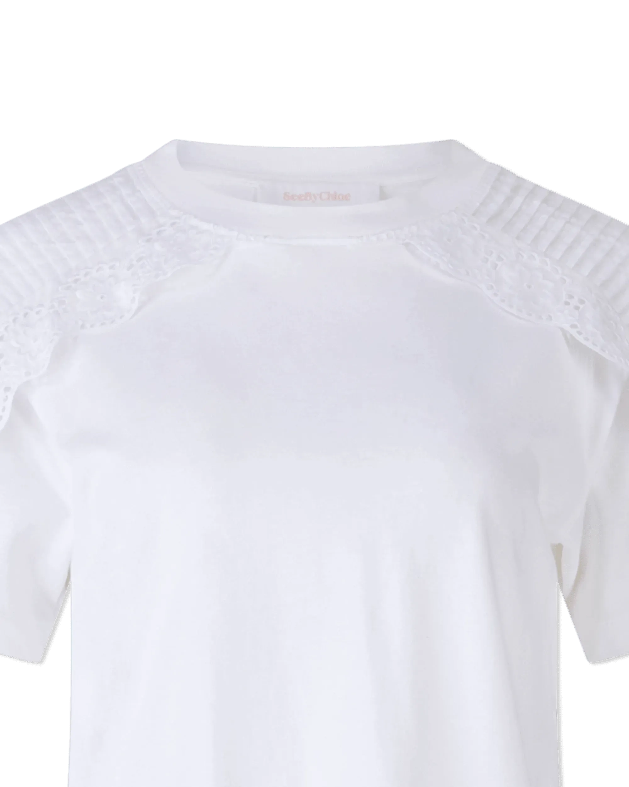 Eyelet Embroidered T-Shirt