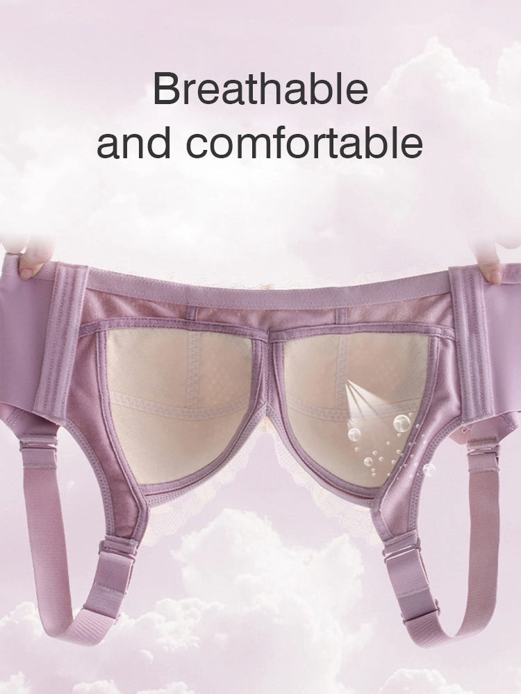 Floral Lace Wire-Free Minimizer Bra