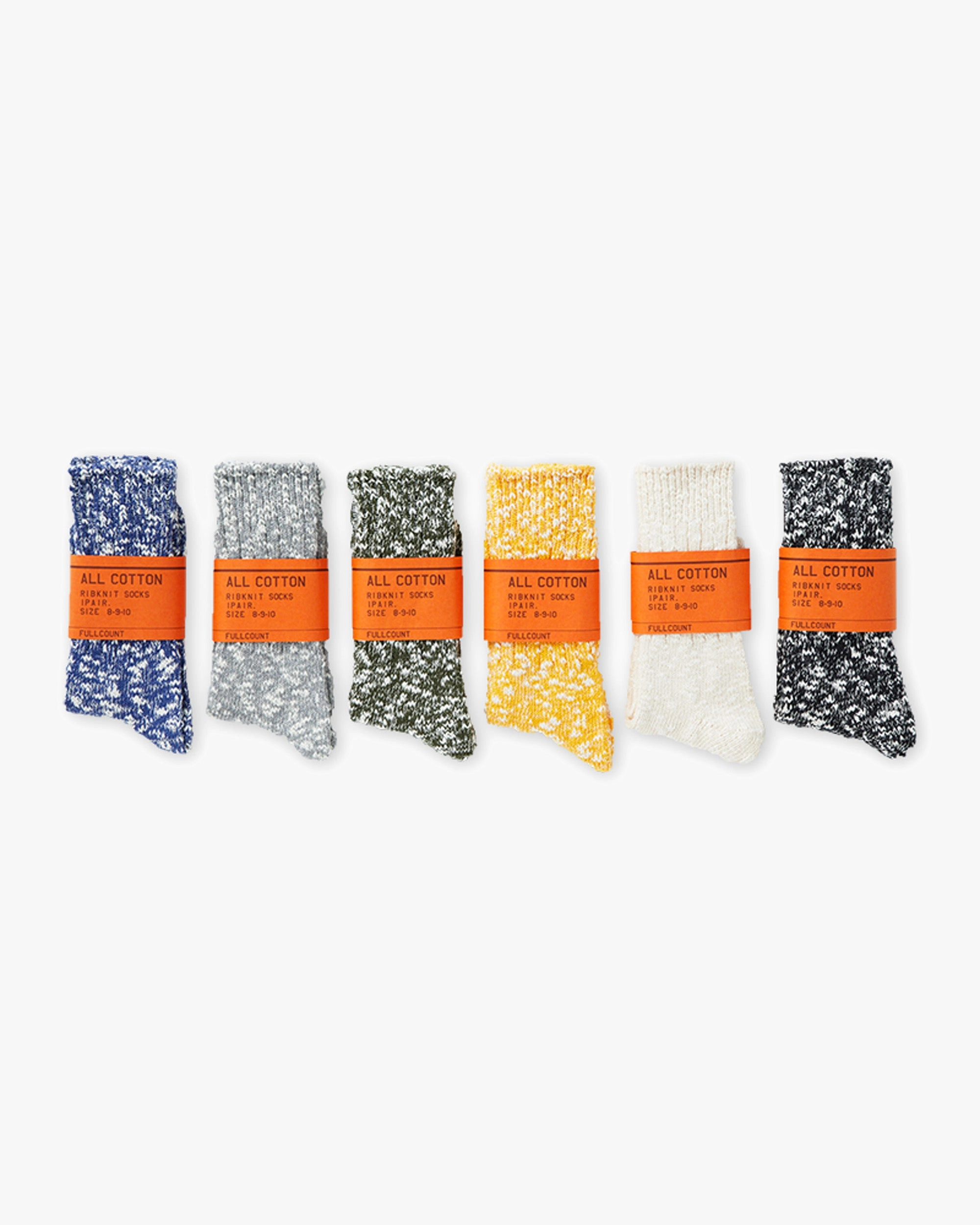 Fullcount 6110-2 Mix Socks - Grey