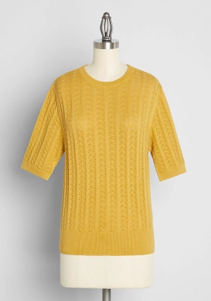 Golden Hour Gorgeous Knit Top