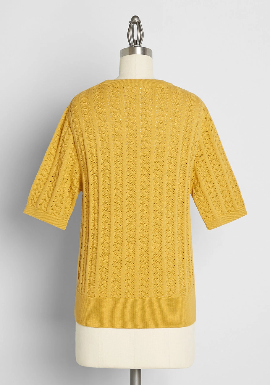 Golden Hour Gorgeous Knit Top