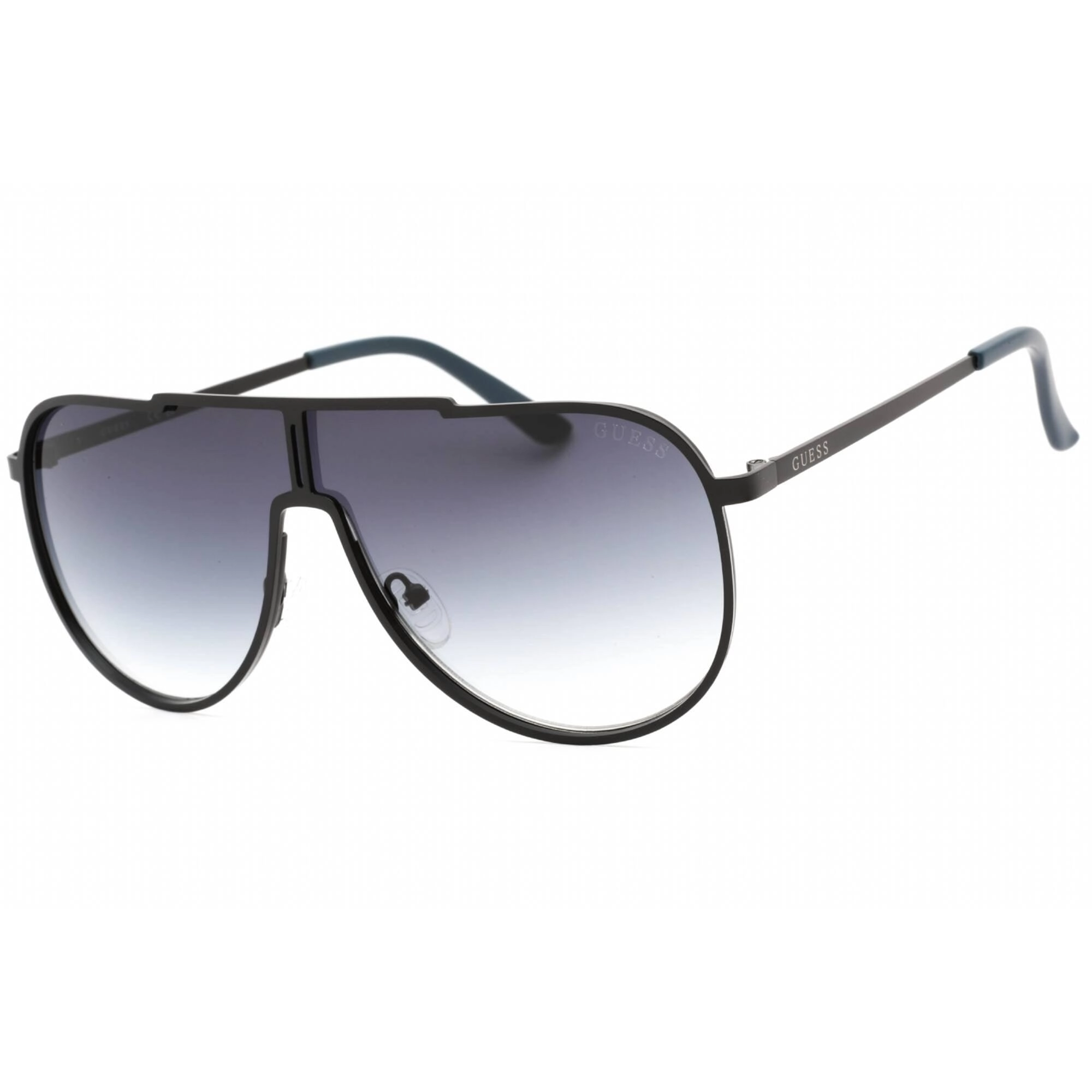 Guess Factory Men's Sunglasses - Matte Black Frame Gradient Smoke Lens | GF0199 02B
