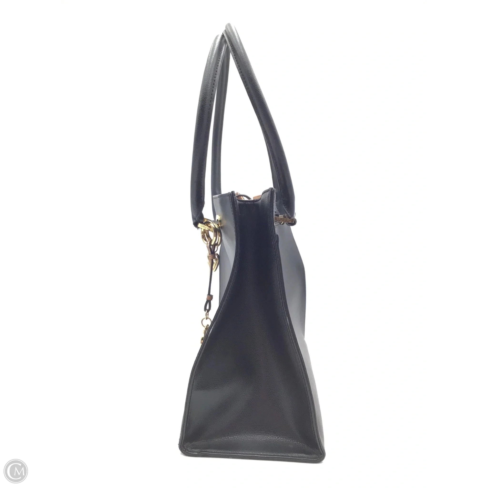 Handbag Leather By Calvin Klein, Size: Large