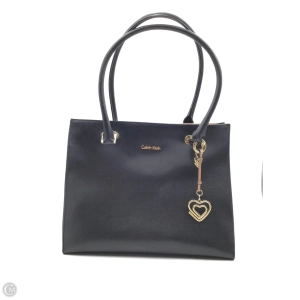 Handbag Leather By Calvin Klein, Size: Large