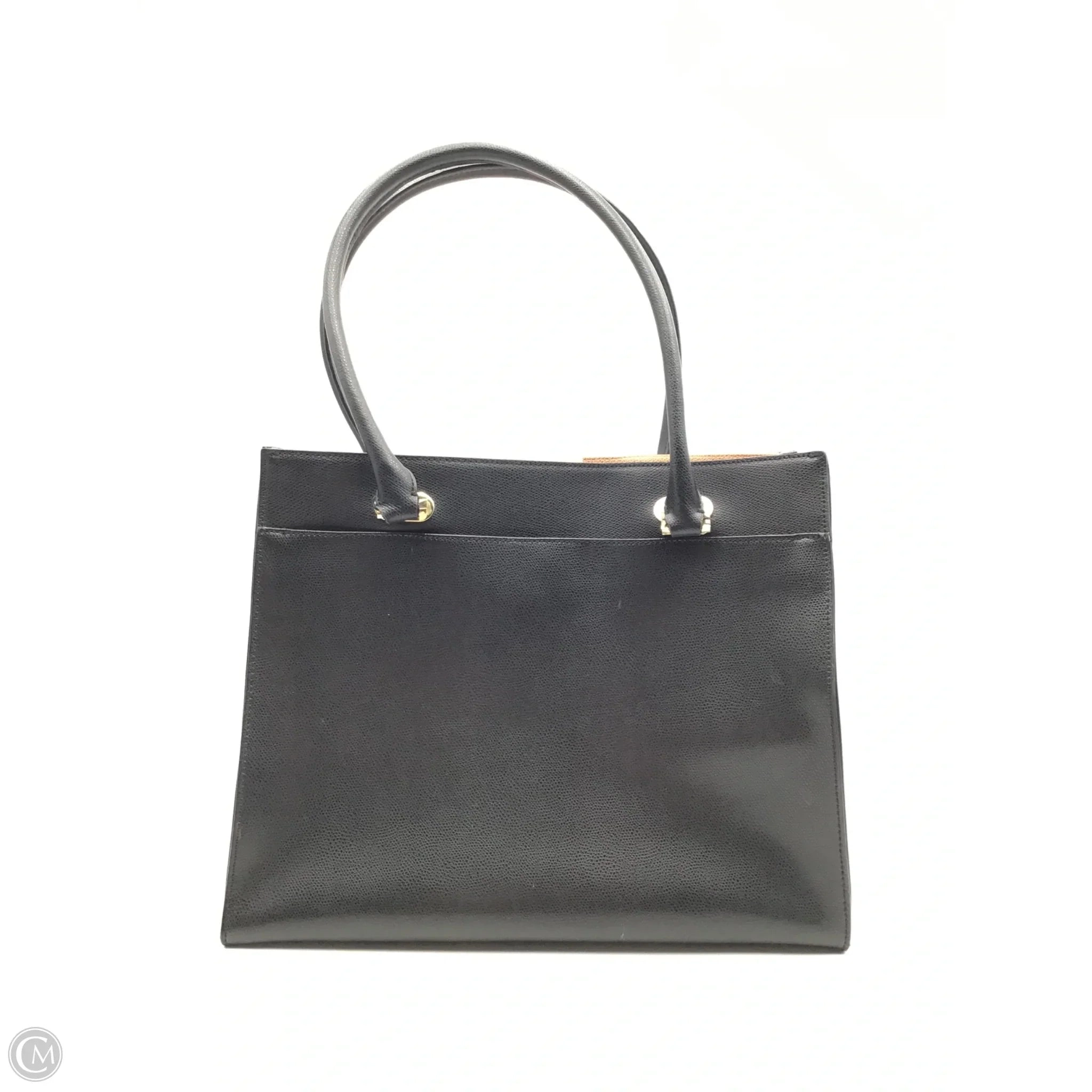 Handbag Leather By Calvin Klein, Size: Large