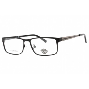 Harley Davidson Men's Eyeglasses - Clear Demo Lens Black Rectangular | HD0722 B84