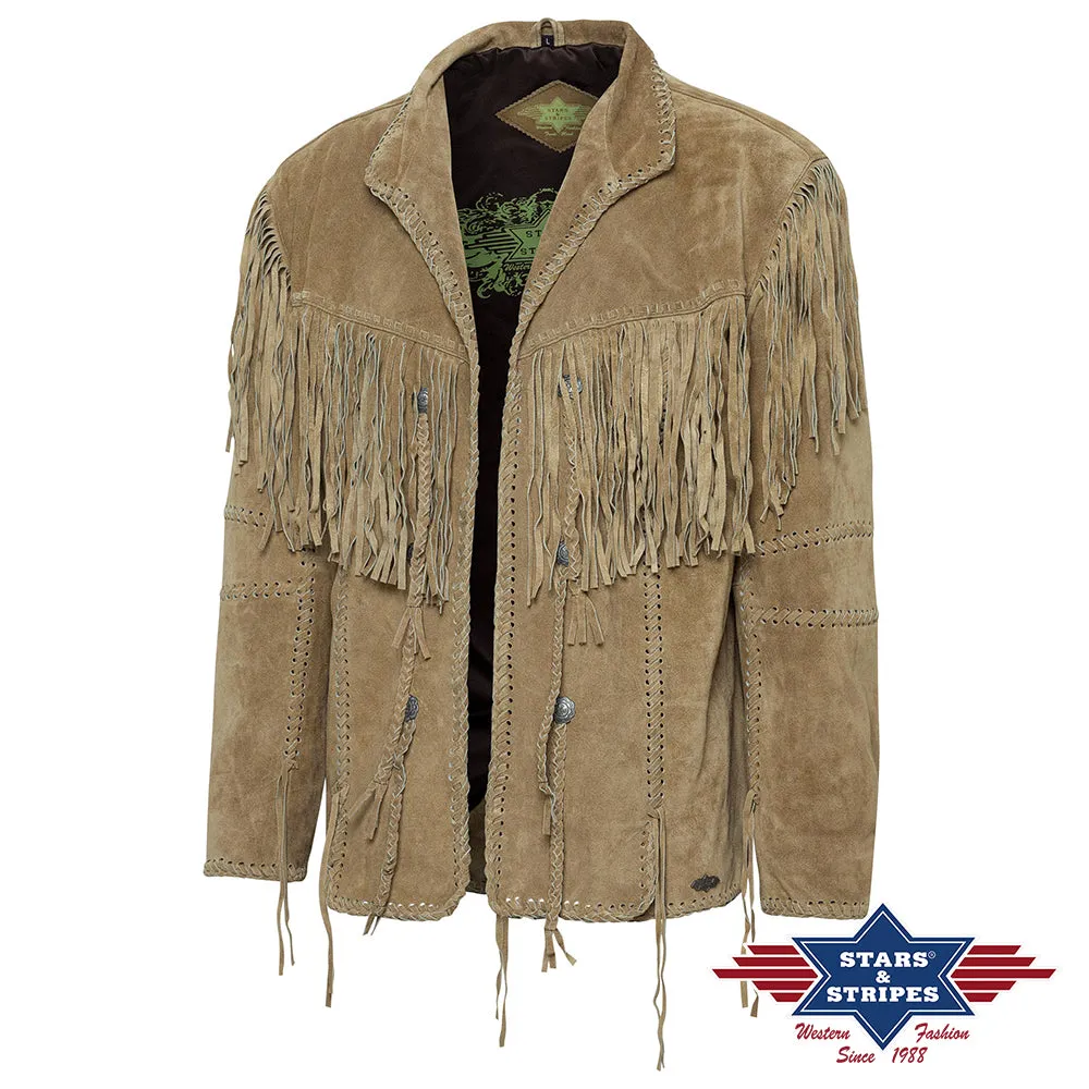 Hombre Sand Men's Western Jacket
