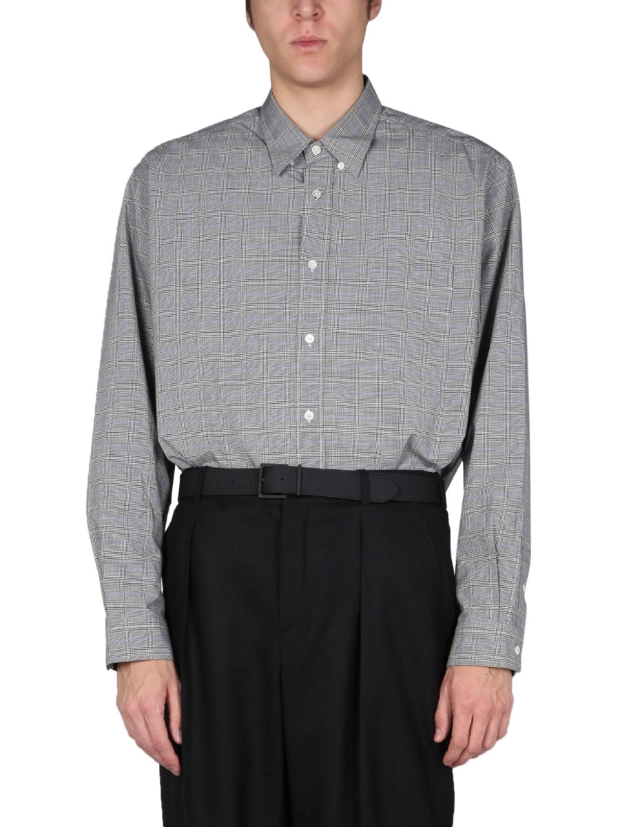 Kenzo Long-Sleeved Checked Shirt