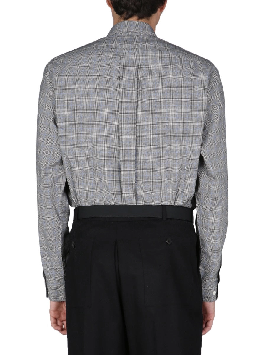 Kenzo Long-Sleeved Checked Shirt