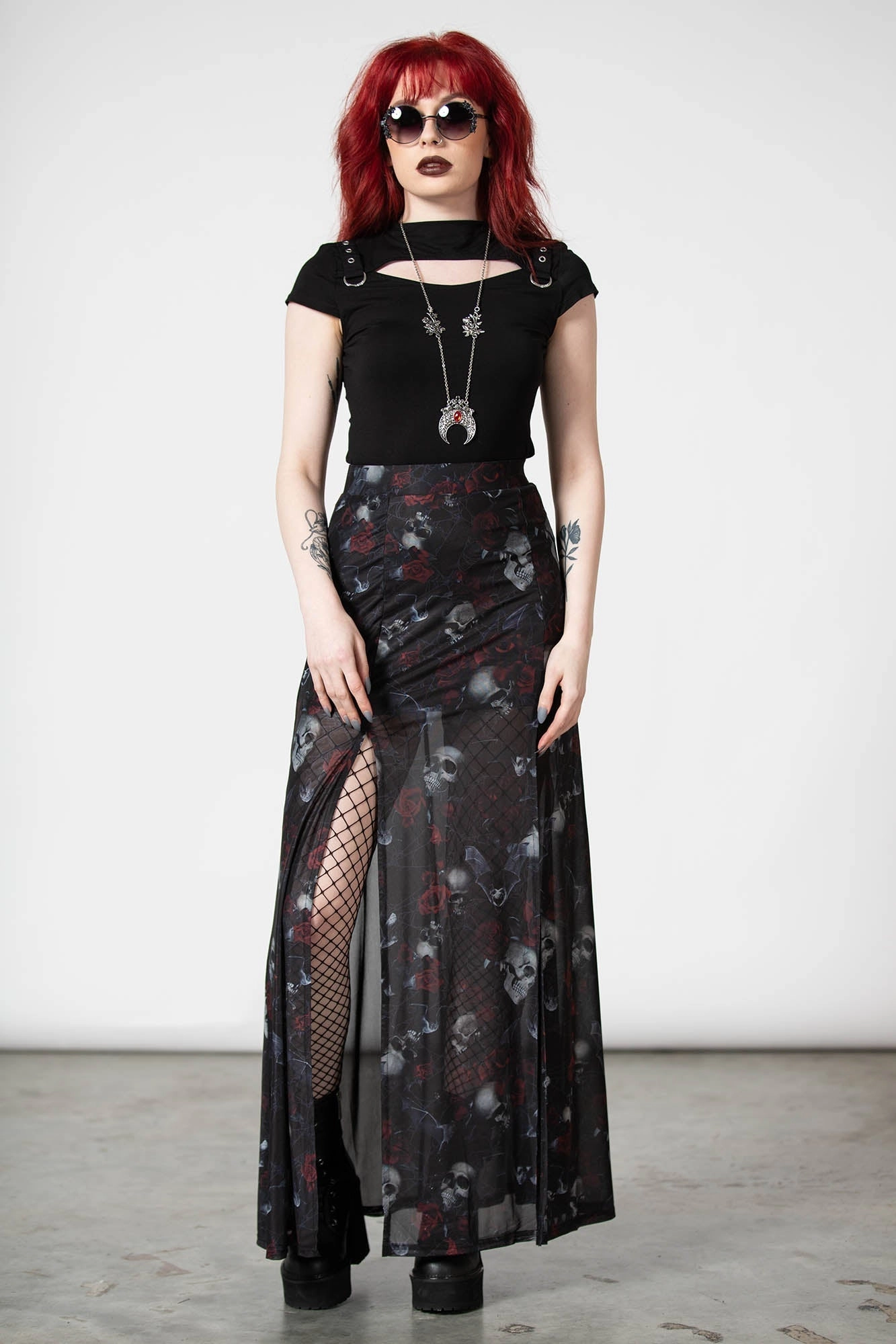 Kleadora Mesh Maxi Skirt - Resurrect